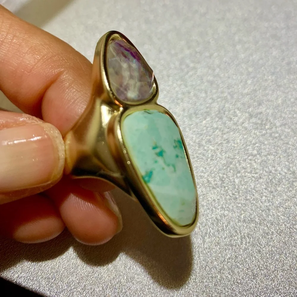 NWOT Kendra Scott Margot Gold Cocktail Ring